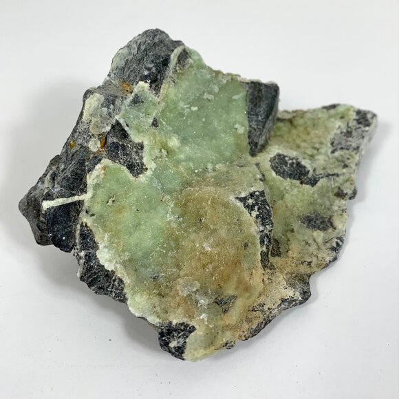 Prehnite Specimen Raw Mineral Crystal Green Natural Stone Collector/Decor 8 Oz - Picture 2 of 10